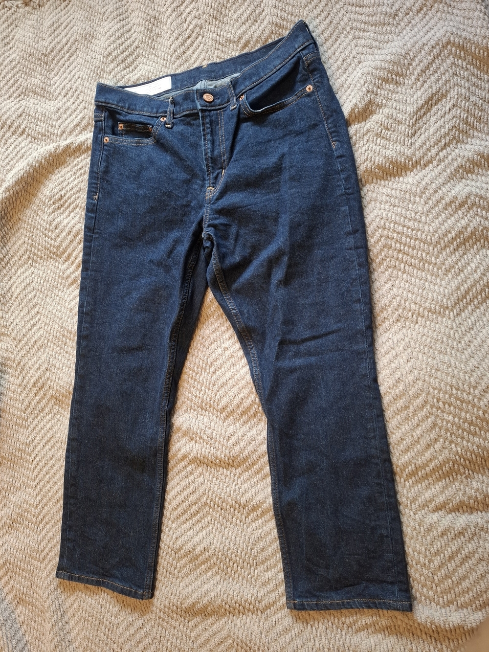 GAP Womens Vintage Slim Mid-Rise Jeans in Dark Indigo Size 30/10 Petite
